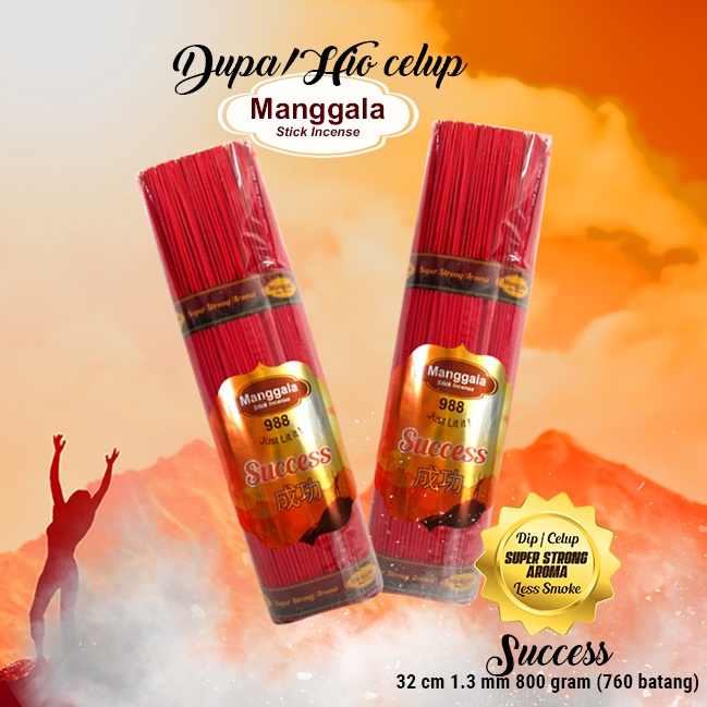 Dupa/Hio Wangi Success Manggala Stick Merah 32cm ± 780 Stick / 800gr