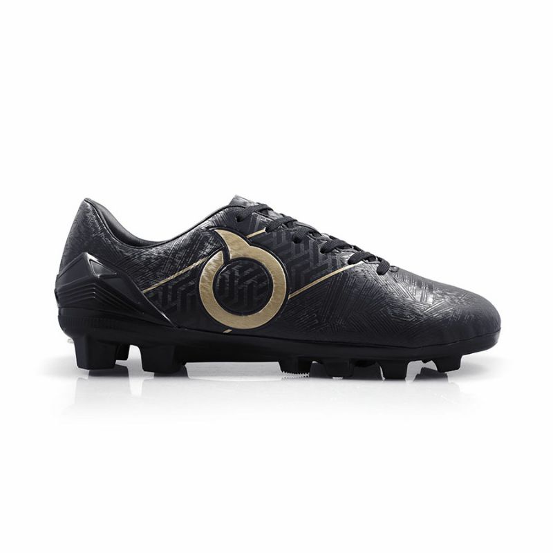 ORTUSEIGHT SABRE FG BLACK/GOLD SEPATU BOLA ORIGINAL