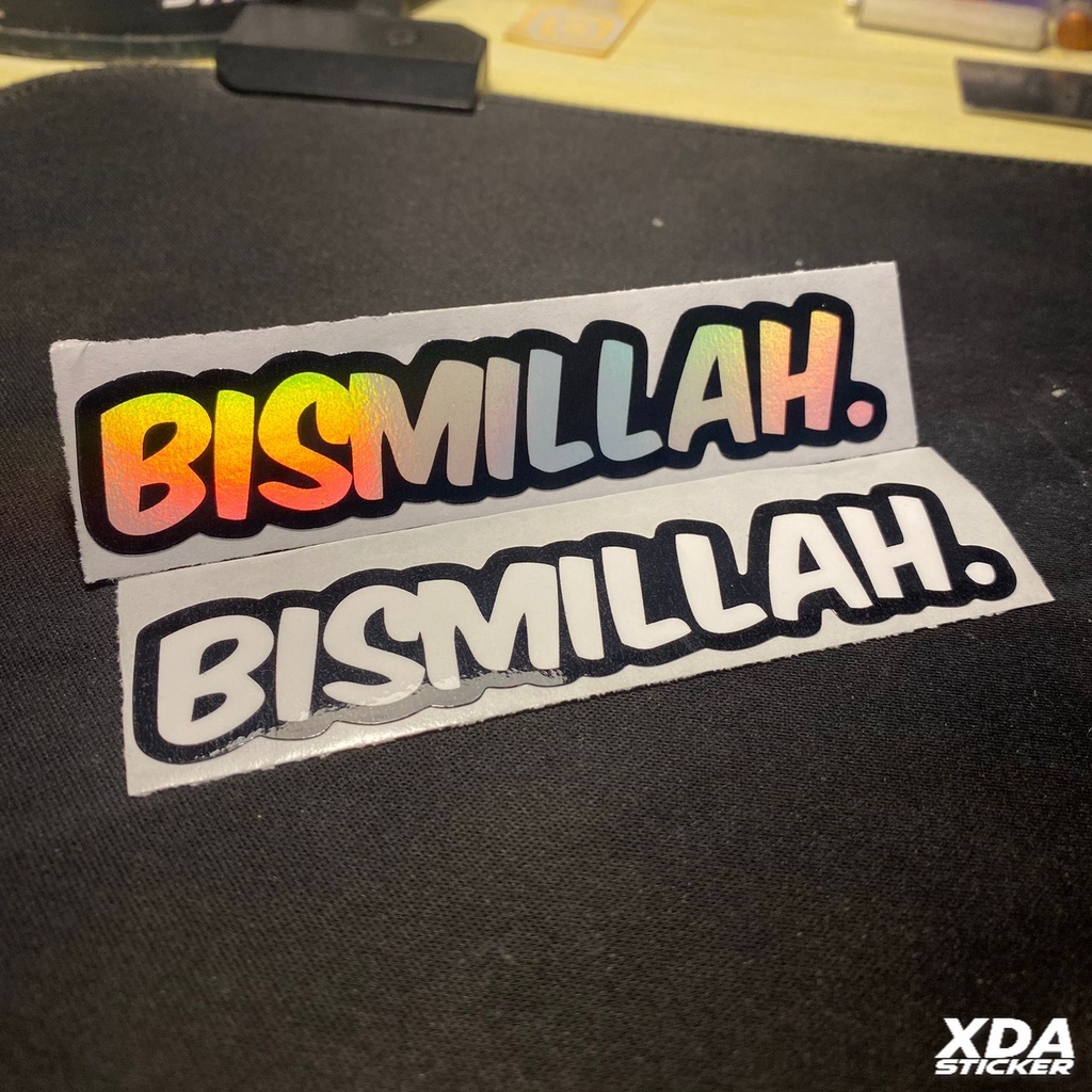 

STIKER/STICKER PRINTCUTT BISMILLAH.