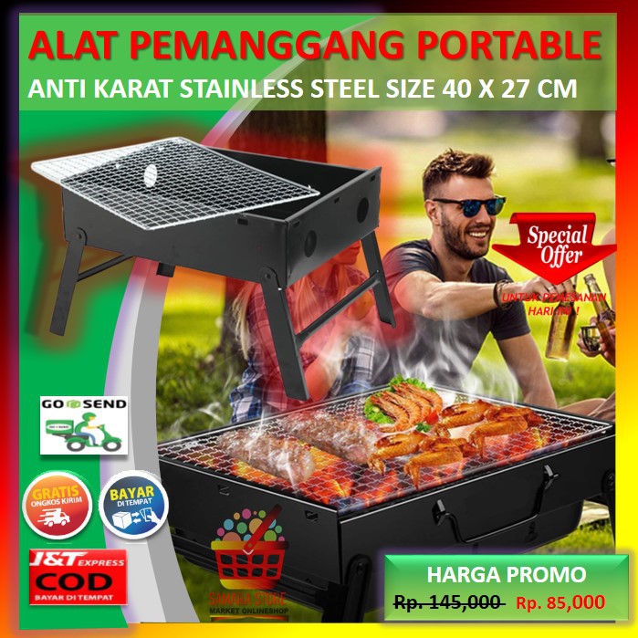 (A1) PEMANGGANG  ALAT PEMANGGANG ANTI KARAT  STAINLESS STEEL PERLENGKAPAN RUMAH TANGGA PERALATAN