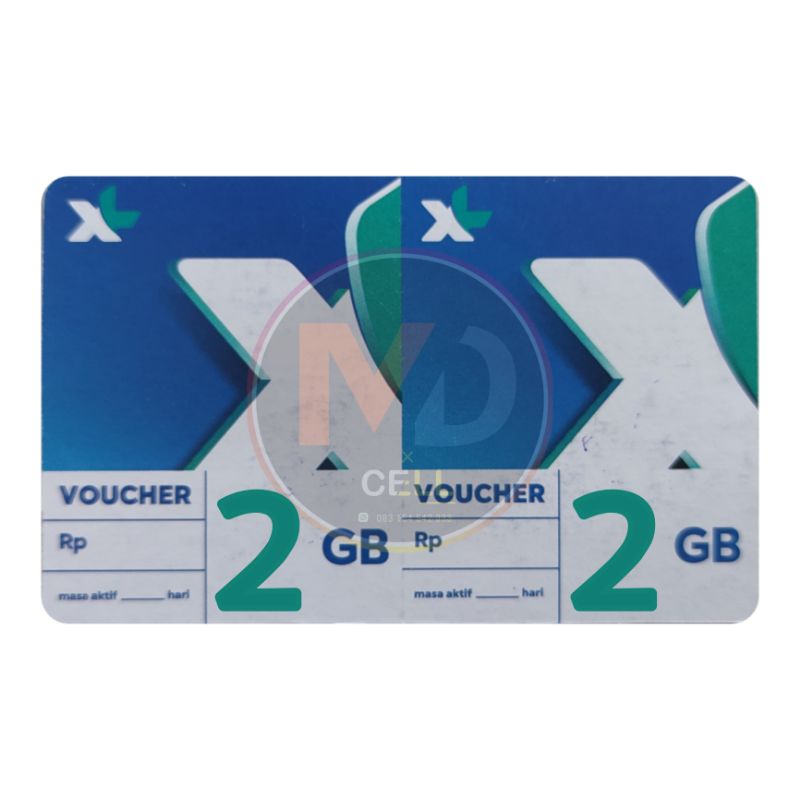 Voucher xl hotrod spesial 2GB 7hari