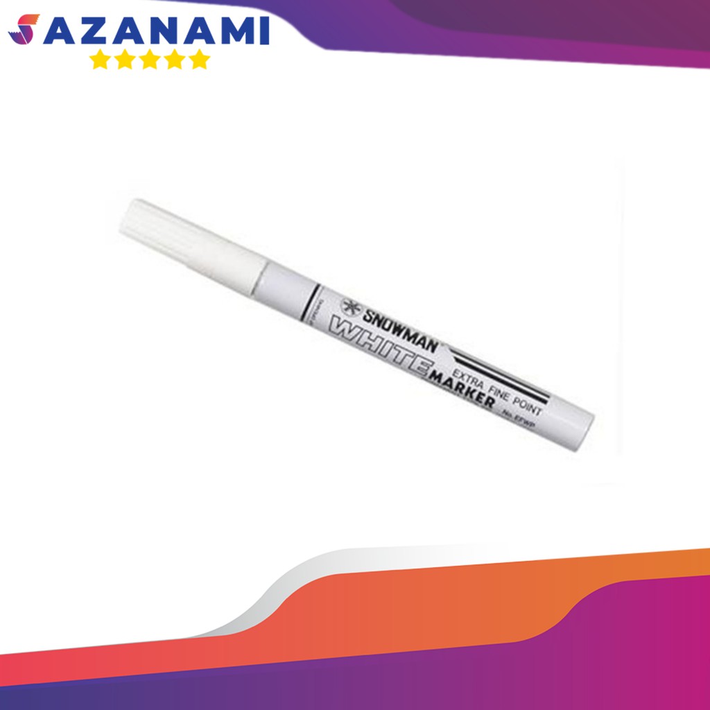 

SPIDOL SNOWMAN WHITE PAINT MARKER SNOWMAN FINE WHITE SPIDOL PUTIH WP12