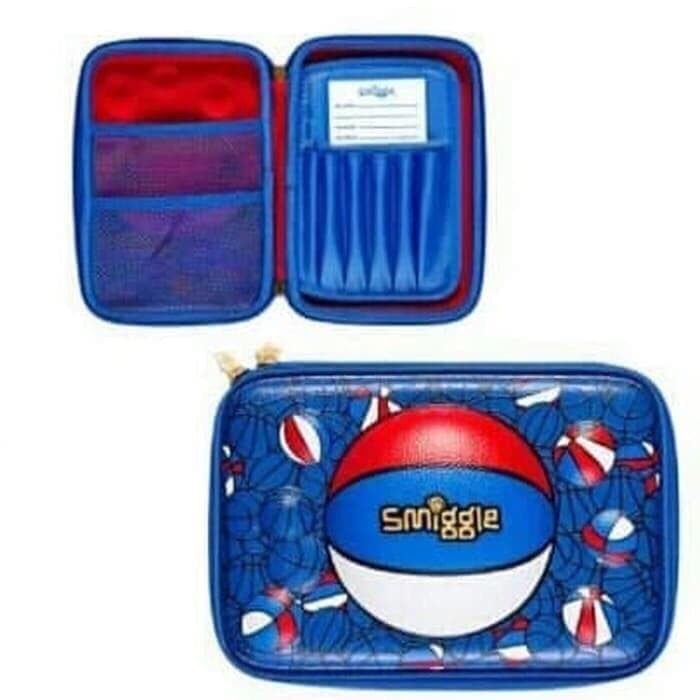 

New Smiggle Bball Hardtop Pencil Case - Tempat Pensil Smiggle