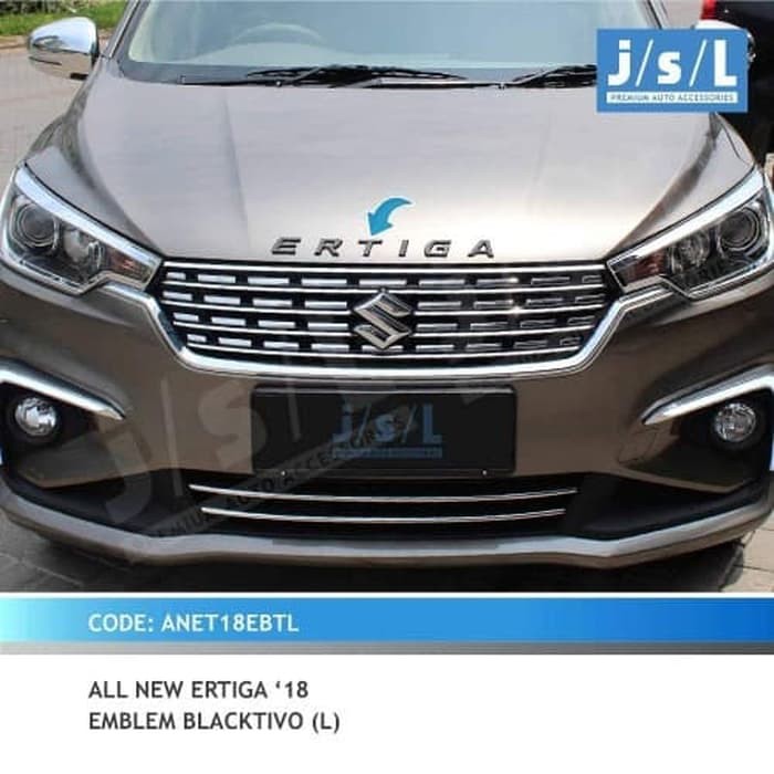 Emblem Kap Mesin All New ERTIGA Blacktivo