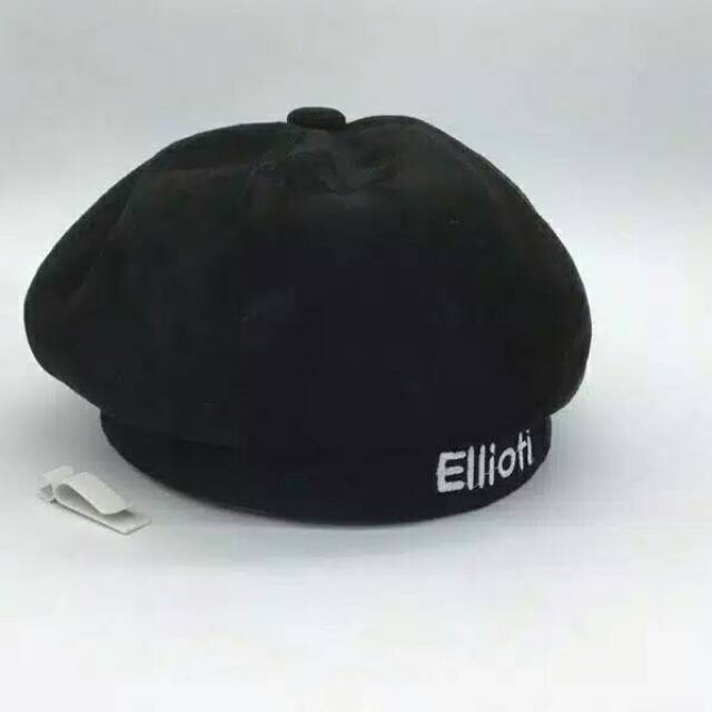TOPI BARET KPOP ELLIOTI BLACK V BTS