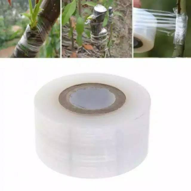 Plastik grafting okulasi cangkok stek 5cmx200m , plastik cangkok grafting stek okulasi tanaman serbaguna parafilm grafting okulasi