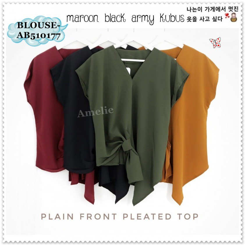[baju wanita korea]  Baju Atasan Wanita Blouse Bangkok Korea Import