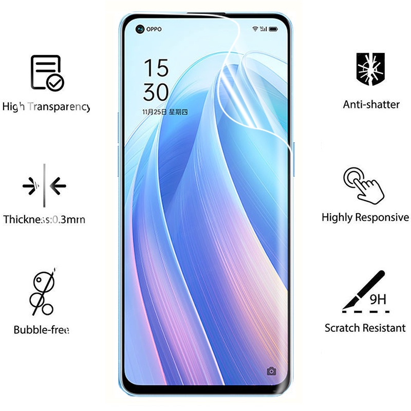 Pelindung Layar Oppo Reno 7 4G Reno 7 5G Reno 7 Z 5G Berbahan Hydrogel Paket 3 in 1