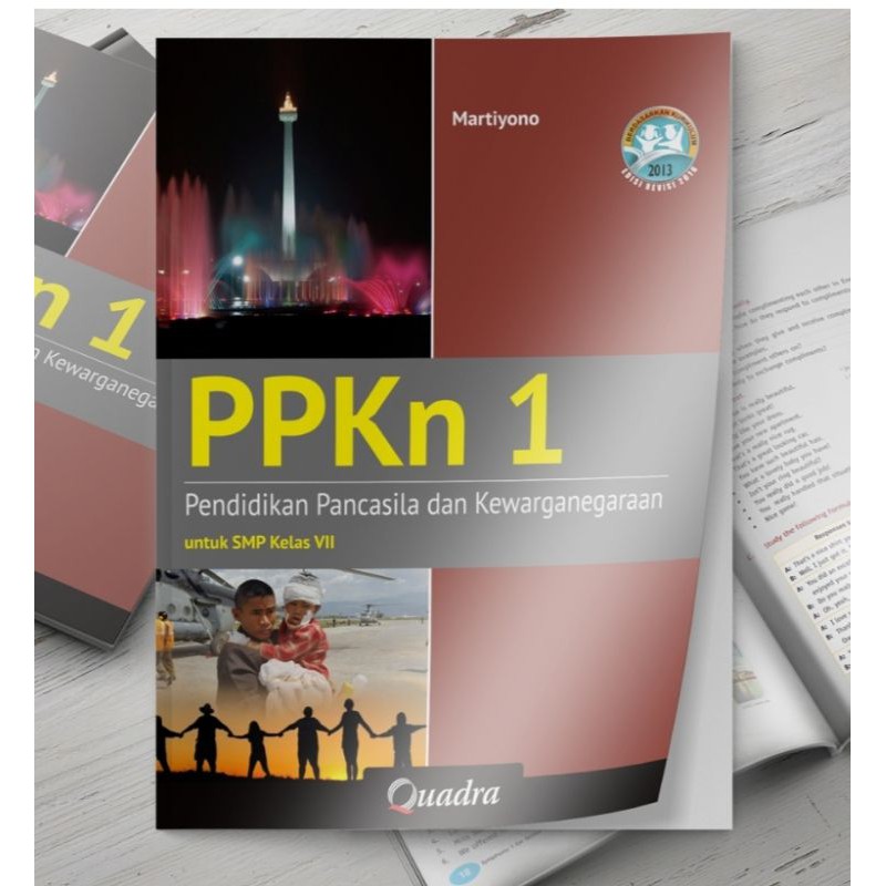 ORI buku teks PPKn k13 kelas 7 edisi revisi terbaru penerbit Quadra