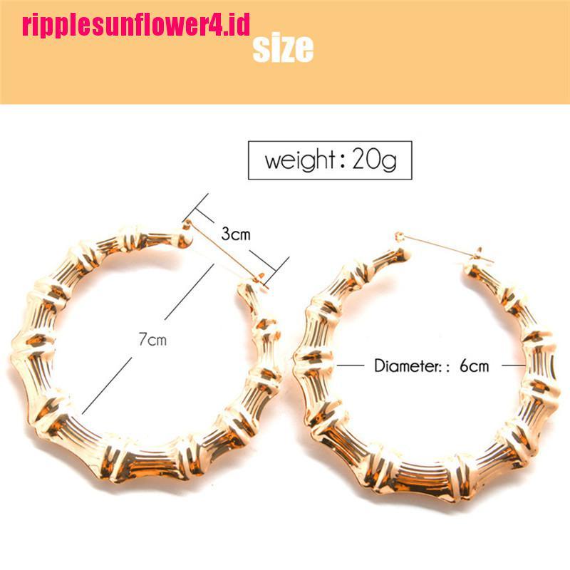 Hoops Lingkaran Besar Bahan Bambu Gaya Hip Hop Hoops