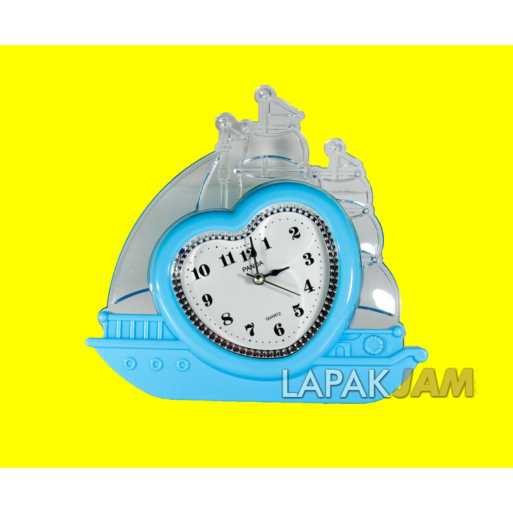 Jam Weker Alarm &amp; Lampu Sweep Movement Murah Bagus Alarm Clock PANDA GH635B