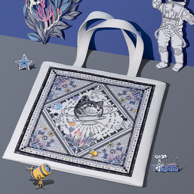 MAH Original Astronaut Seri Tas Tote Bag Wanita Simple Dan Stylish