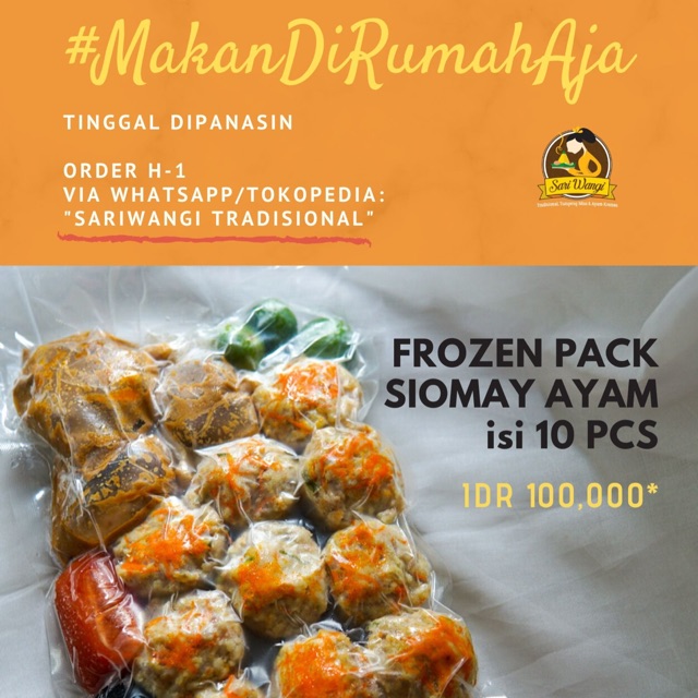 

Siomay Ayam Jumbo isi 10 (Frozen Pack)