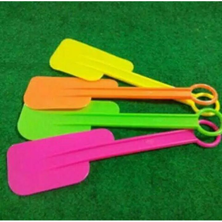 READY SOLET PENGOLES PLASTIK SPATULA KEMASAN PLASTIK PERLENGKAPAN DAPUR SODET WARNA SOUVERNIR MURAH