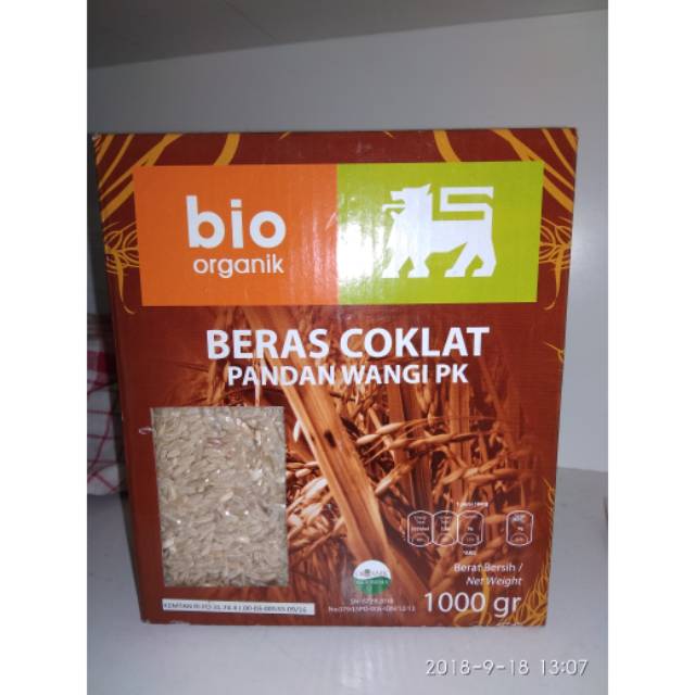 

BERAS COKLAT PANDAN WANGI 1KG