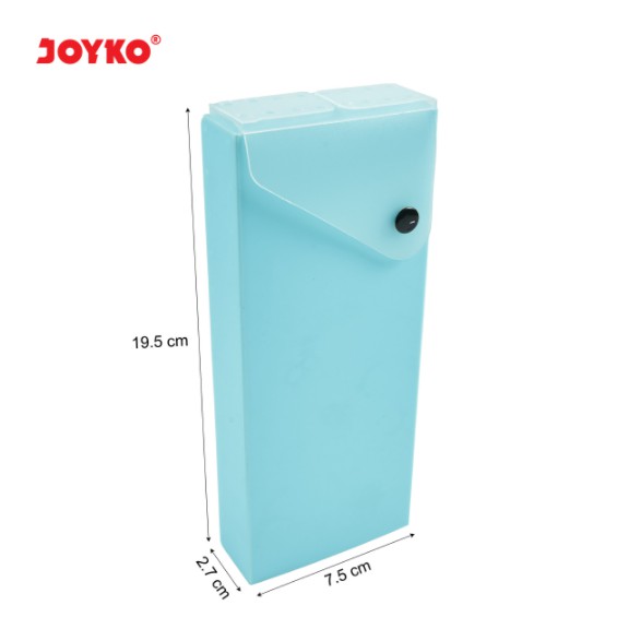 KOTAK PENSIL JOYKO PC-0719PSTL-35 TEMPAT ALAT TULIS WARNA WARNI PASTEL SEKOLAH LUCU STATIONERY MURAH-1