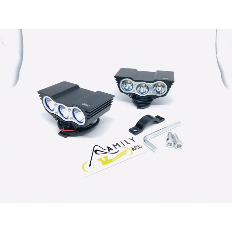 Lampu tembak sorot owl 3 mata Lampu LED Owl Ultrafire 3 Mata Universal