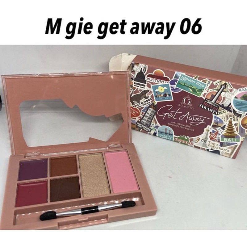 PALLETE EYESHADOW // madame get away /  getaway pallete eyeshadow