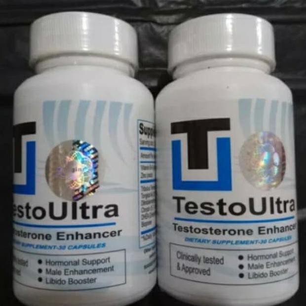 Testo Ultra Asli Obat-Kuat Pria Tahan-Lama Pembesar-Penis Herbal