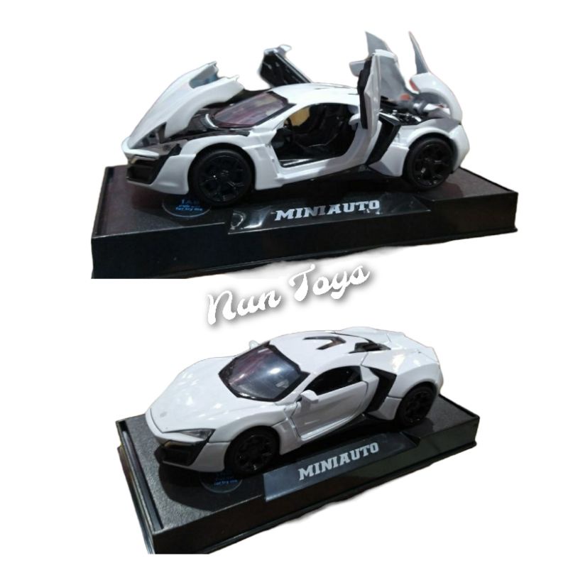 Diecast Mobil Lykan Hypersport Fast Furious Mini Auto