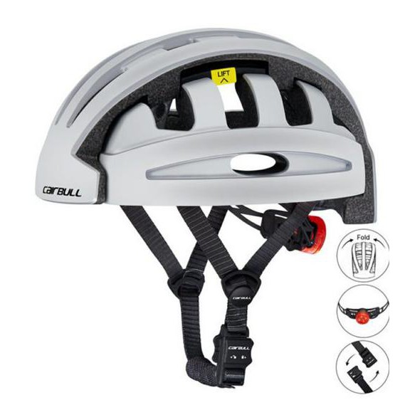 Cairbull Helmet Portable - Helm Lipat - Helm Sepeda Lipat Brompton - Helm Model Lipat - Helm warna