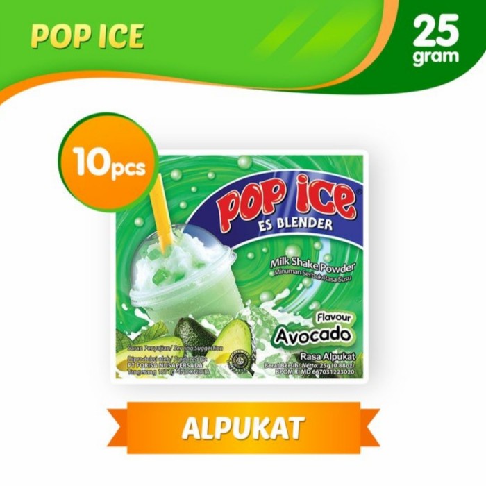 

Ge602Gt Pop Ice Es Blender Alpukat Avocado Renceng 10 Pcs Sachet 25Gram 25 Gr Ds5545101