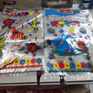 Isi 25 pcs Kantong Bingkisan Ulang Tahun Anak Plastik Snack Ulang Tahun