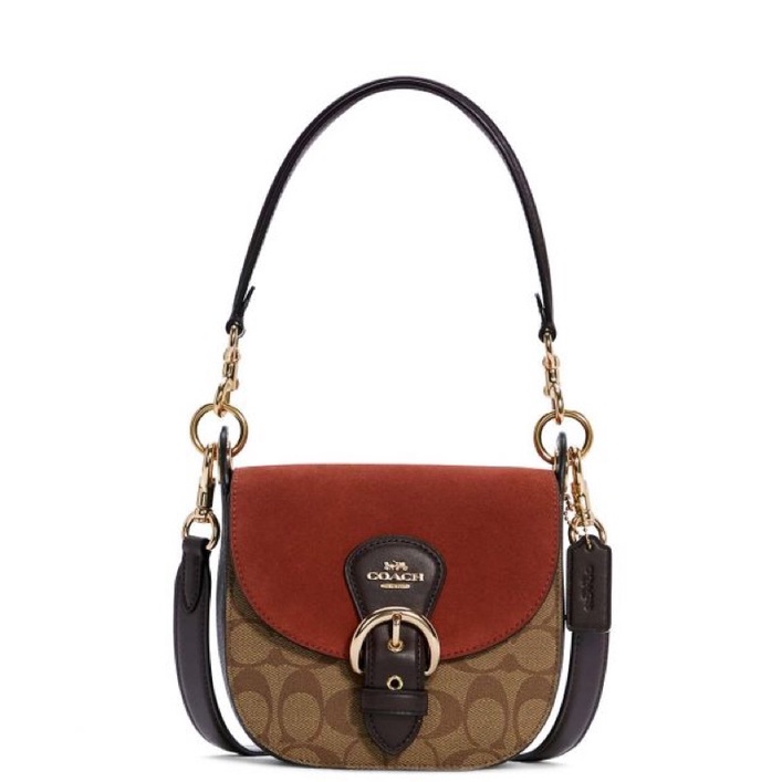 Coach Kleo Shoulder Bag 23 In Signature Canvas (C5692)