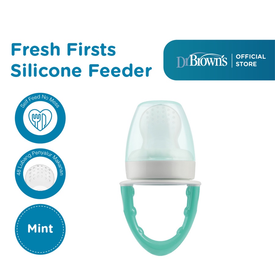 Dr Brown's Fresh Firsts Silicone Feeder | Dot Buah Empeng