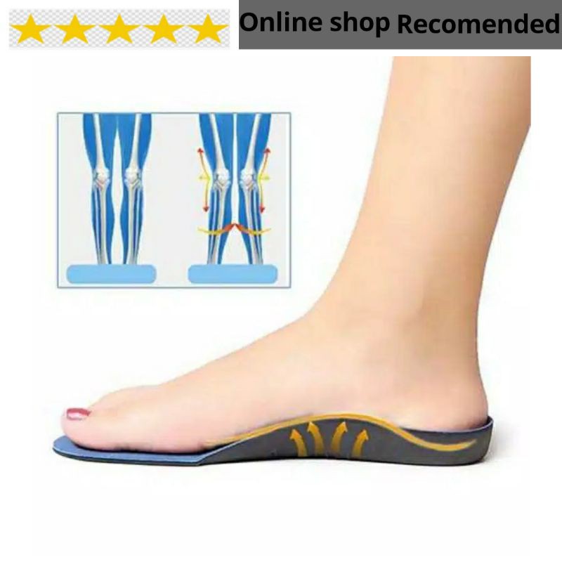 Alas Kaki Sepatu Feetfoot Orthopedic Cushion insole