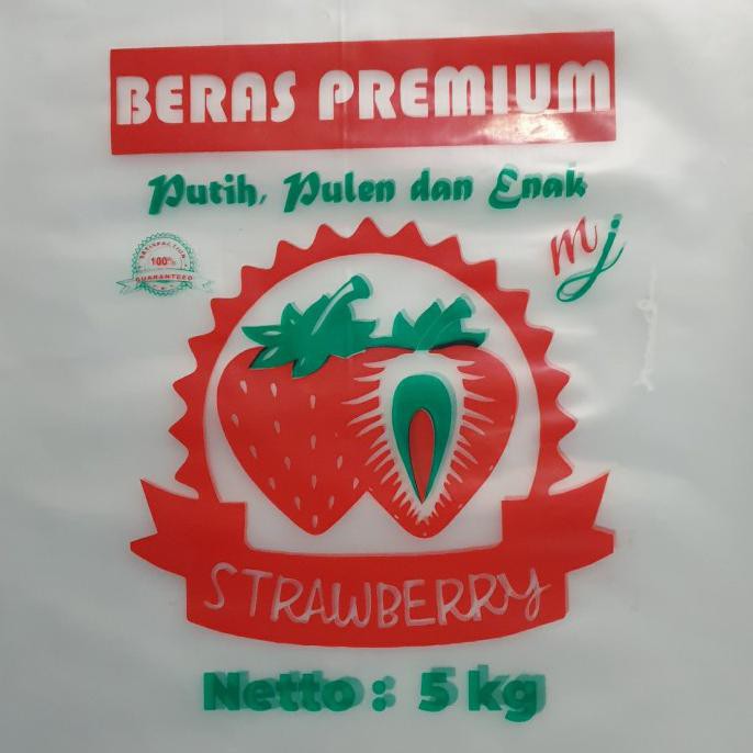 

Produk Unggulan] Plastik Beras Cap Strawberry 5 Kg - Straw Premium, Kemasan 5 Kg (PLASTIK SAJA)