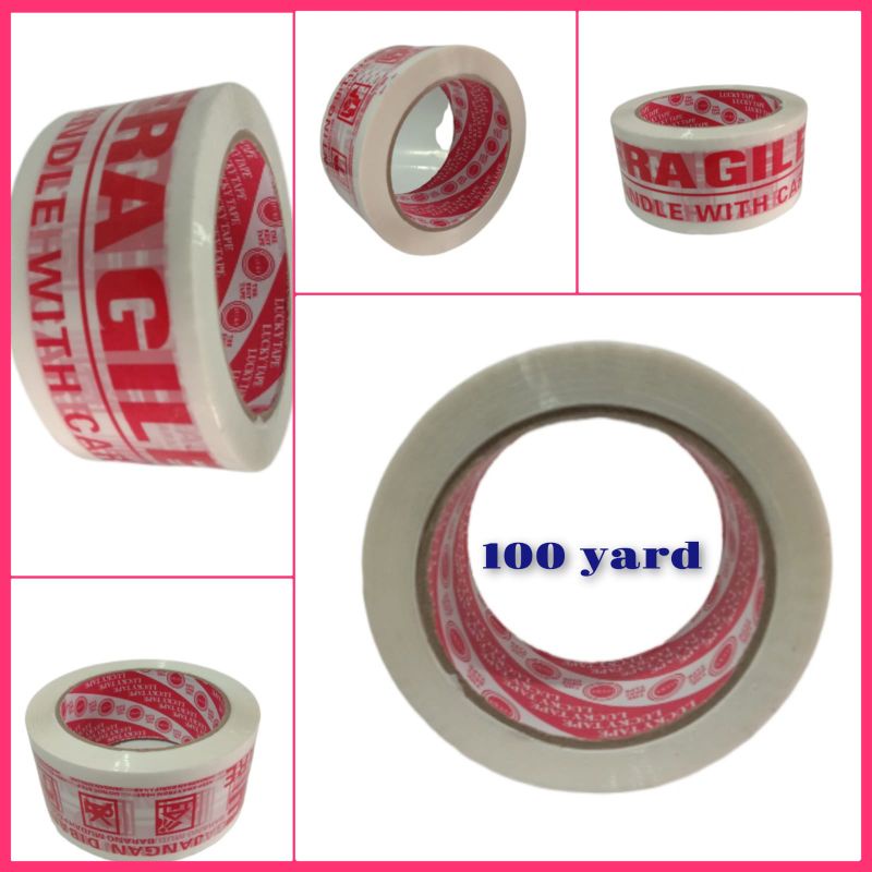 

lakban fragile 100 yard / per pcs