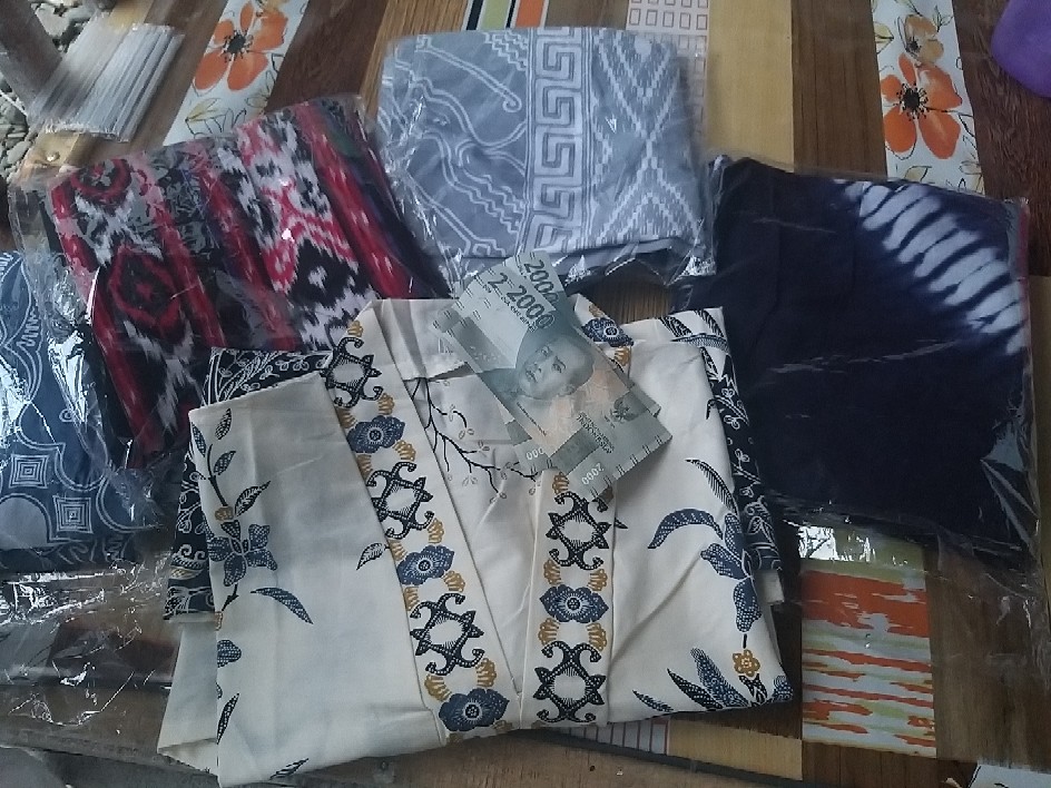 Long Vest Motif Tenun Aserehe Outer Batik Wanita Casual Formal Kantoran Katun Halus Songket