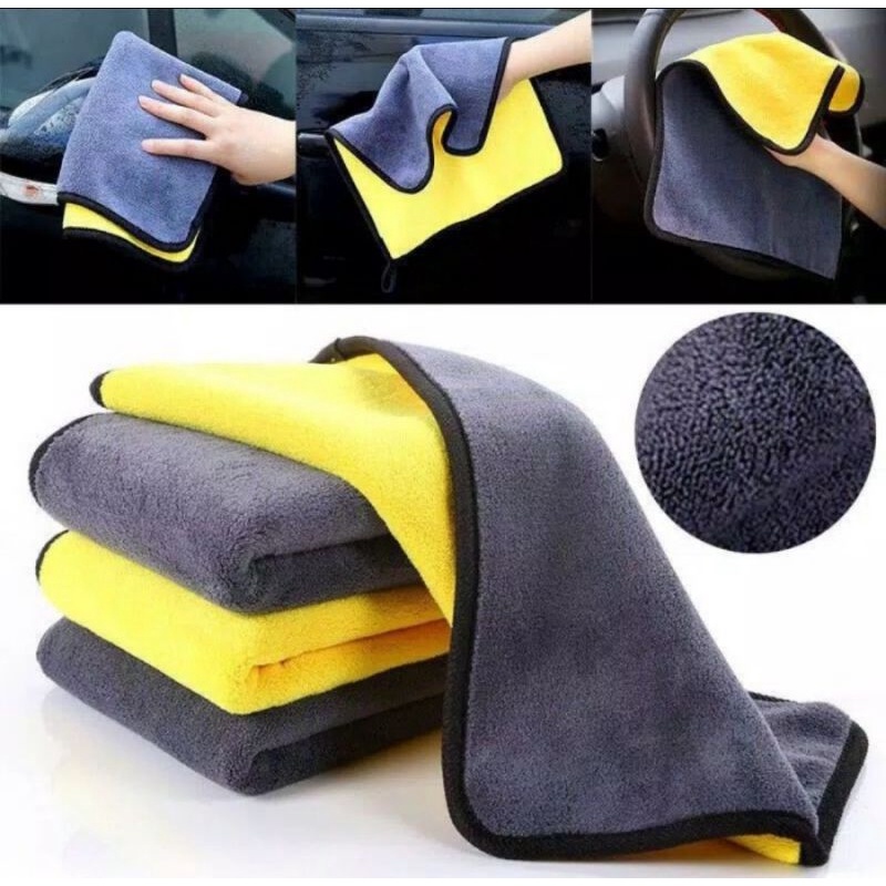 lap microfiber lap serbaguna ukuran 40x30 lap mobil mikrofiber