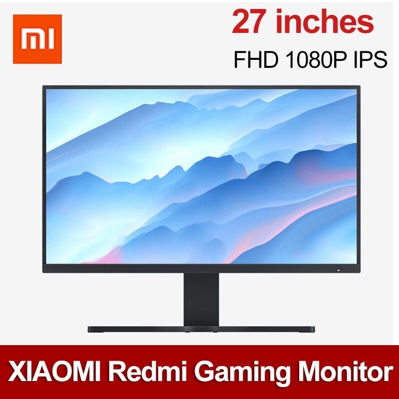 Monitor PC Gaming Xiaomi Redmi Full HD 1080P 75Hz IPS 27 Inch - RMMNT27NF - Black