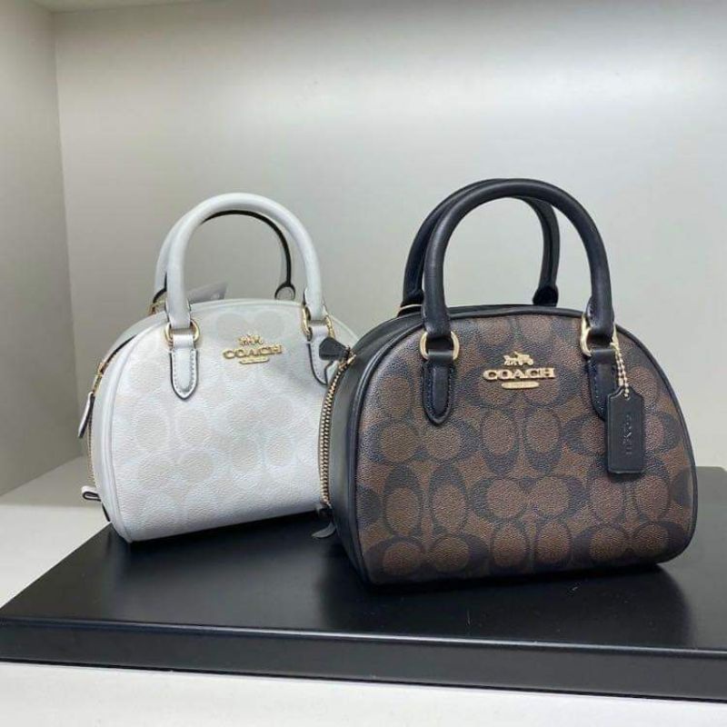 Coach Sydney Signature canvas Satchel