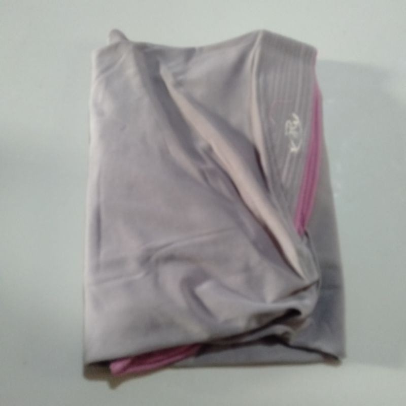 (Ori Arey)•Syar'i Lis•Jilbab Instan Jersey Airis Semi Jumbo Lis Syari-Charcoal
