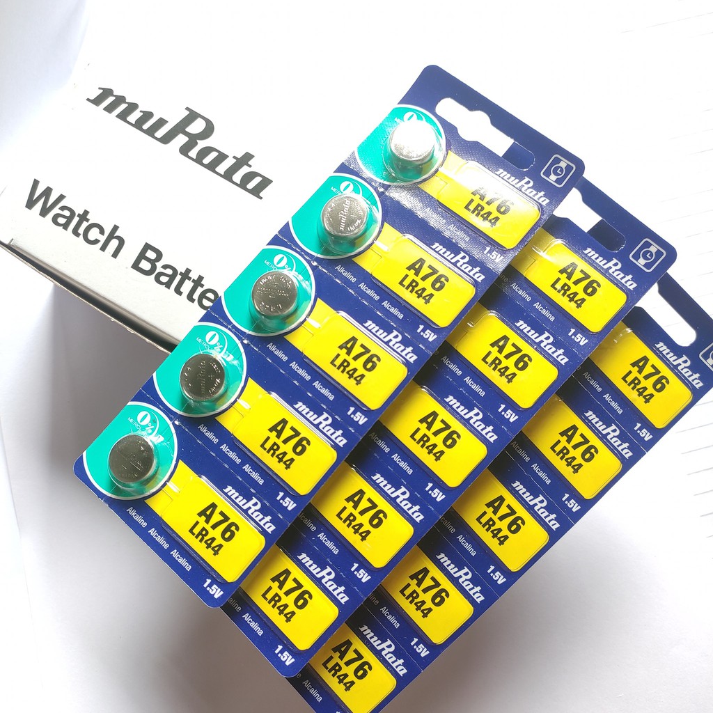 BATRE MURATA LR44 A76 LR 44 LR-44 BATTERY BATERAI ASLI SONY JAPAN