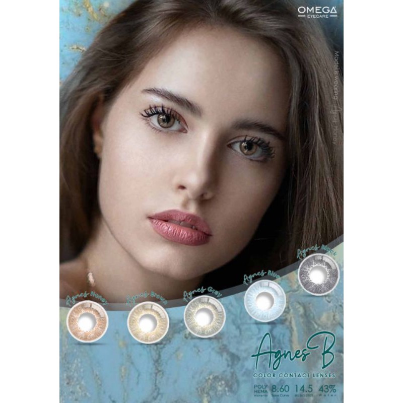 Softlens Agnes B by OMEGA / NORMAL / 14.5 MM / softlen Soflen Soflens