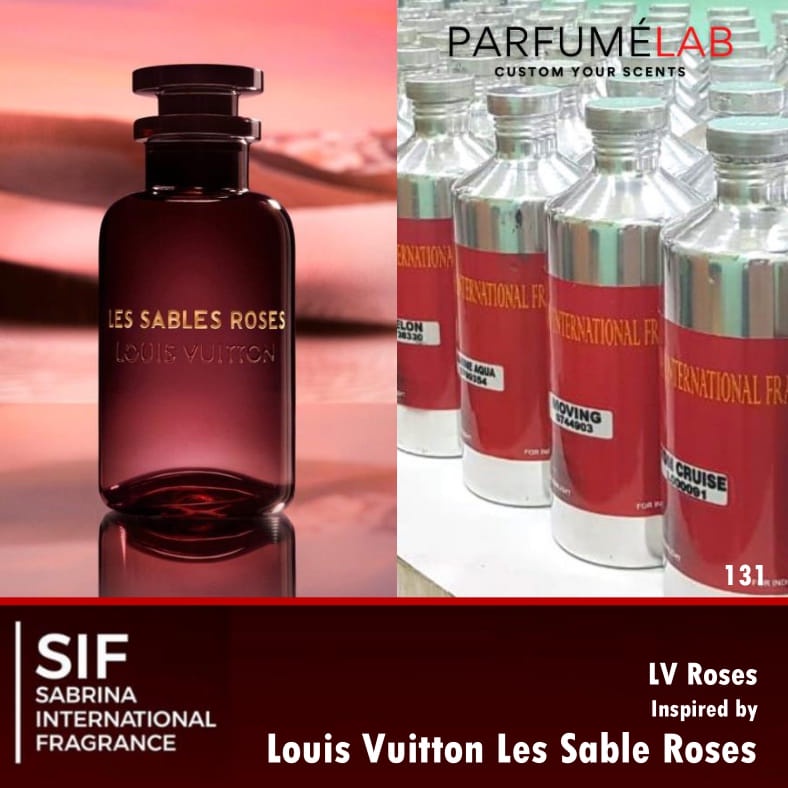 50ML Bibit Parfum LV Roses By SIF Made In France | Bibit Parfum LV Les Sable Roses 50ML