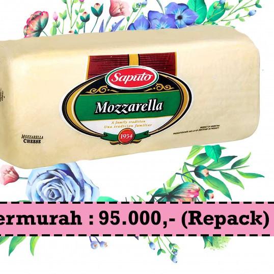 

Flash Sale - VACUUM TERMOZZARELLA/MOZARELLA CHEESE - KEJU MOZARELLA MULUR / MELER ENAK MURAH 1KG SAPUTO / SAPU