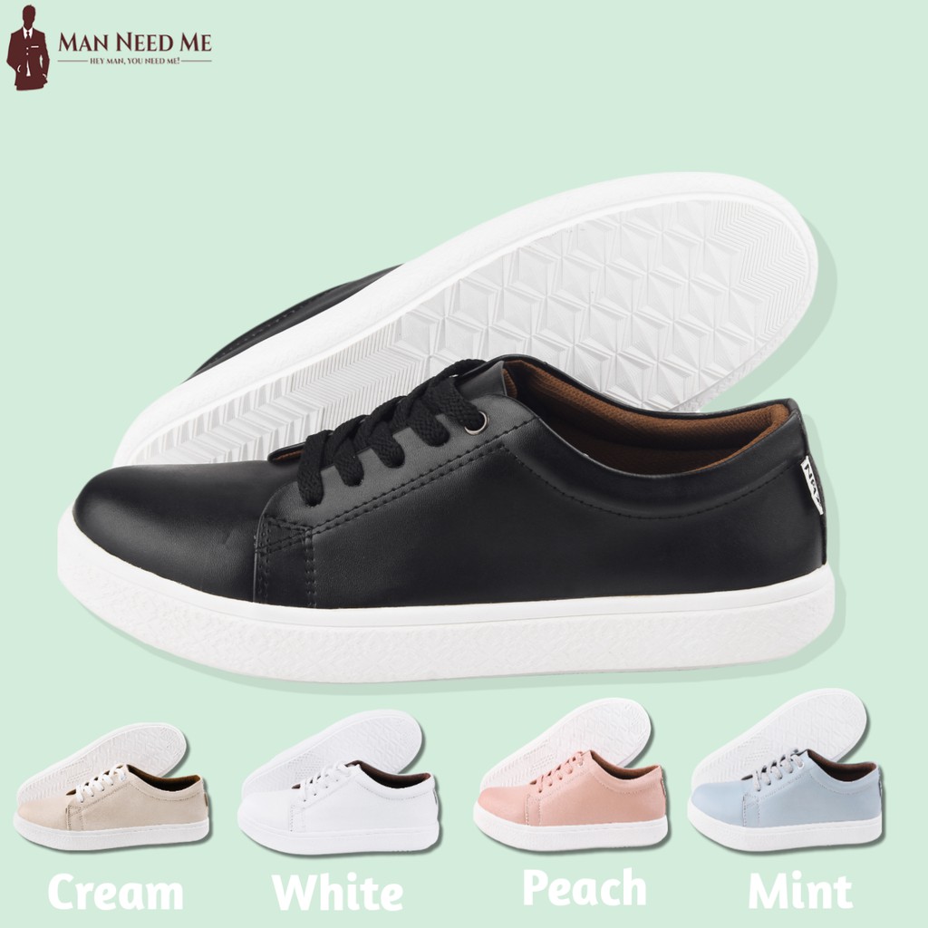 DYLA BLACK |ManNeedMe x NAZ| Sepatu Sneakers Wanita Casual Sepatu Wanita ORIGINAL