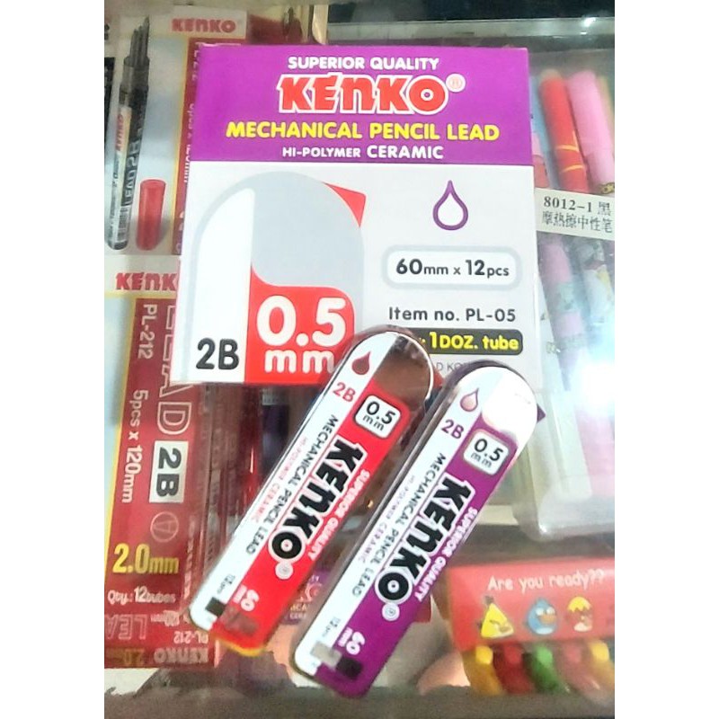 

Isi Refill Pensil Mekanik KENKO 2B Tebal 0.5mm 1 Tubes