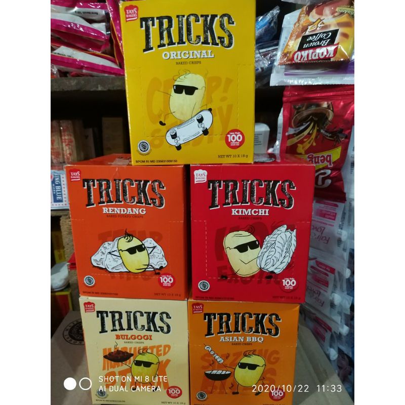 

tricks potato snack tricks potato baked snack kentang isi 10pcs