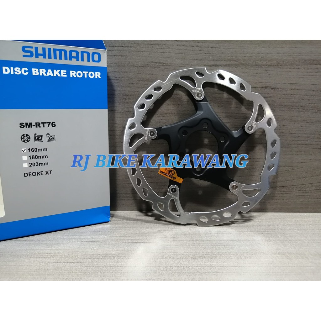 Rotor Shimano RT76 XT 160 mm 6inch 6 Bolt