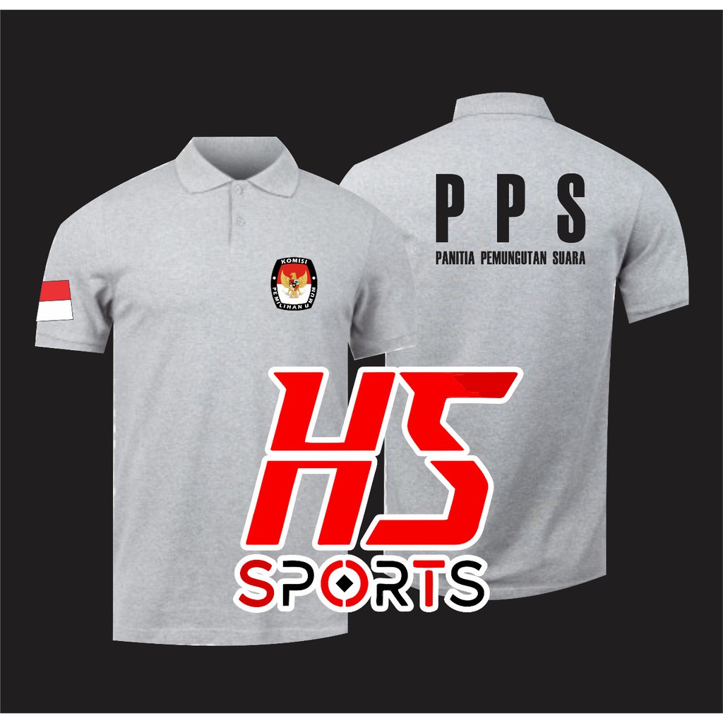 Poloshirt Kaos Polo PPS Panitia Pemungutan Suara SINGKATAN - Poloshirt PPS - Kaos PPS Panitia KPU