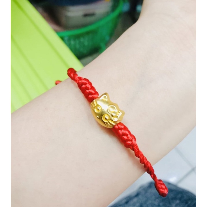 gelang wanita//gelang serut kombinasi lapis emas//gelang