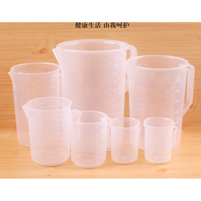 Gelas Takar Ukur Bening Measuring Cup Alat Masak Baking 250ml 300ml 500ml 1000ml