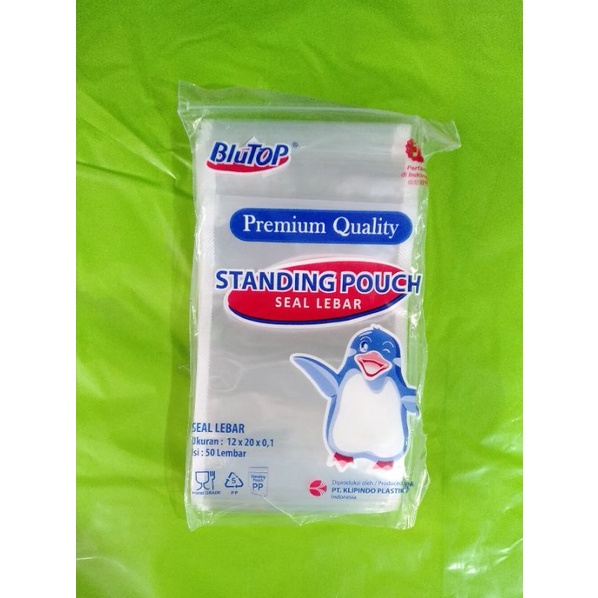 plastik klip standing pouch 12x20
