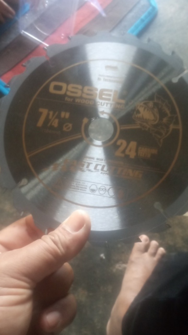 Mata Gergaji Circle / Serkel Tangan Ossel 7 X 24t Tipis